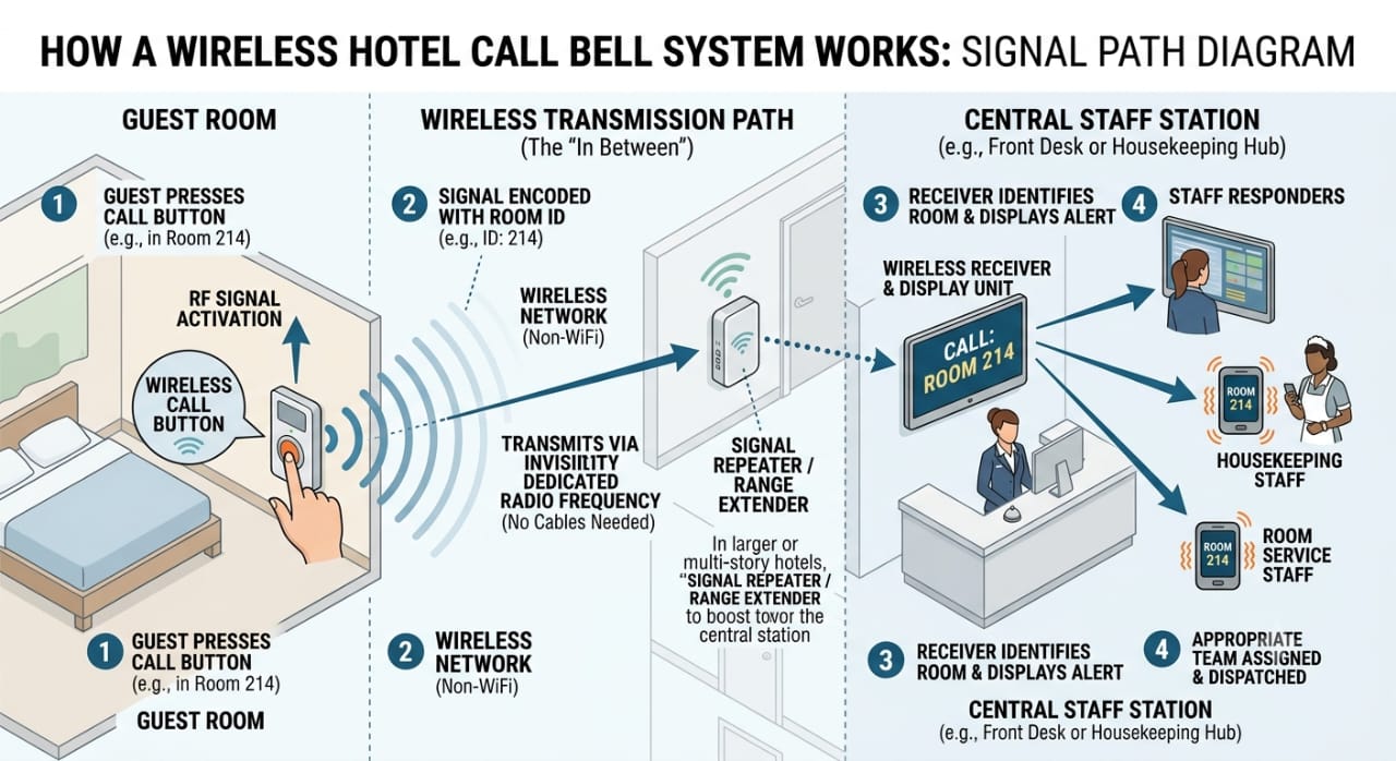 How Does a Hotels Call Bell Work? Complete Guide