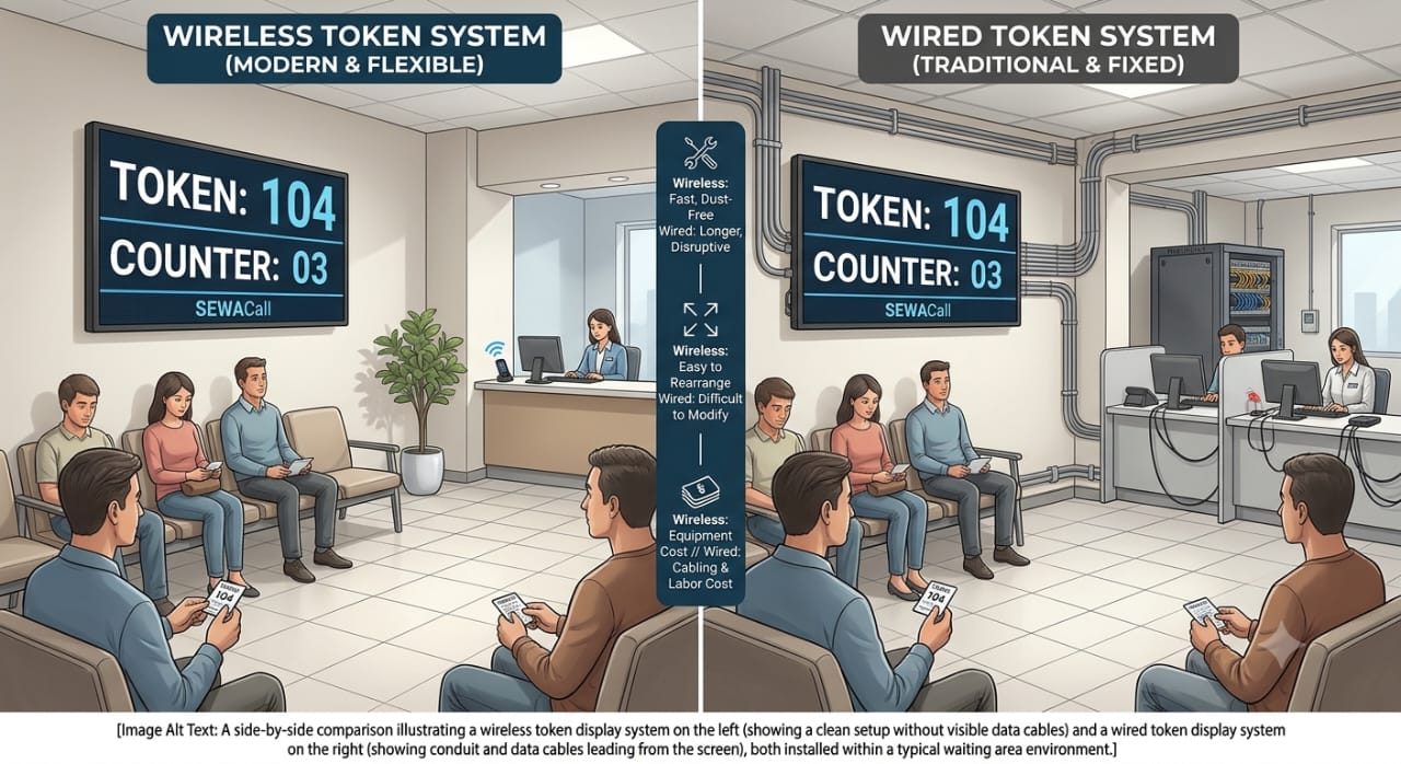 Wireless vs Wired Token Display System — Which Is Right for You?