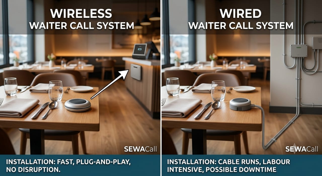 Wireless vs Wired Waiter Call System — Which Is Right for You?